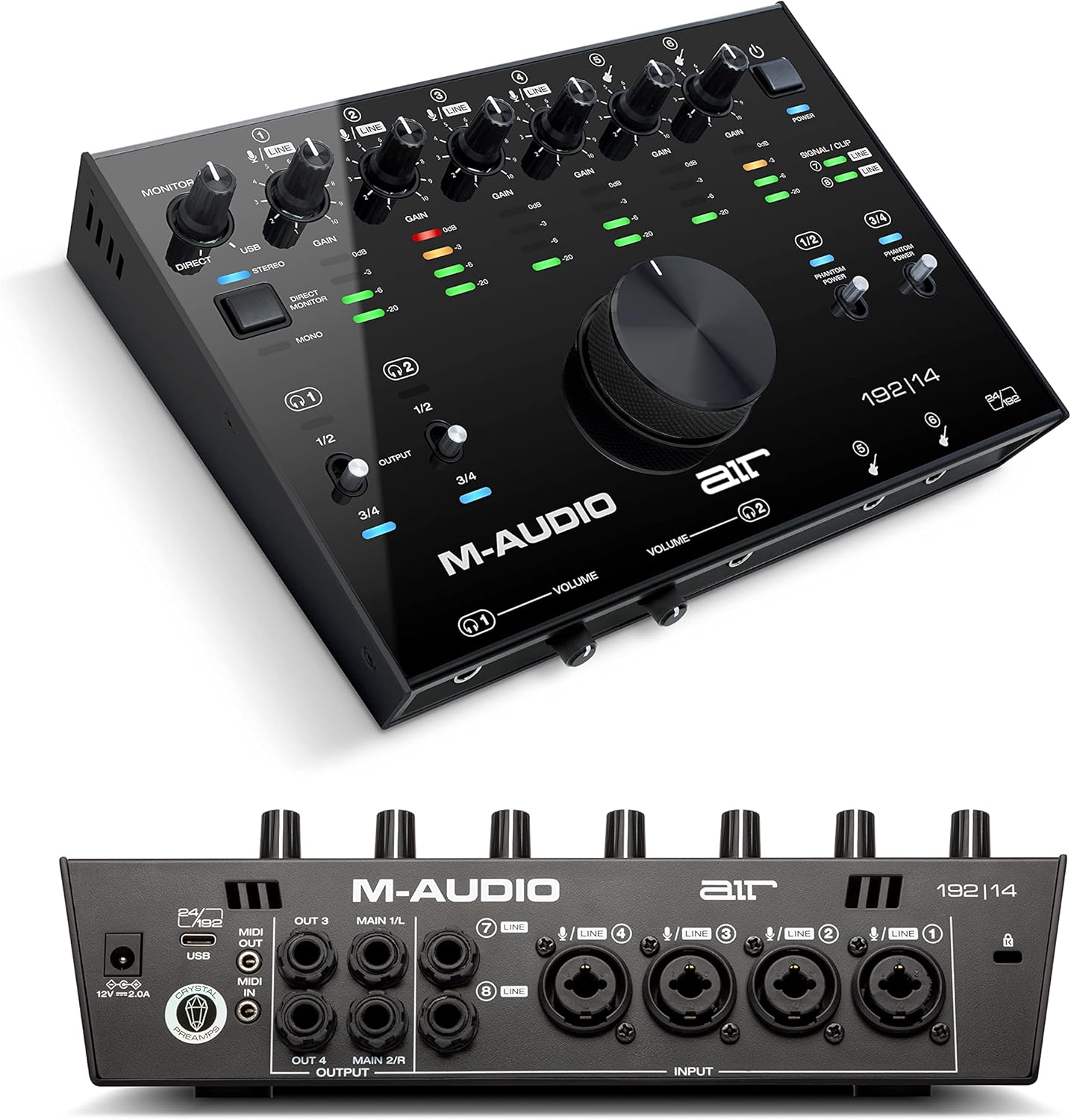 M-Audio AIR 192x14 USB Audio Interface for Studio Recording