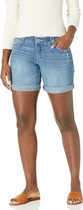 Democracy Women's Ab Solution 7 Short - Tummy Control Denim