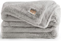 UGG Plush Faux Fur Throw Blanket Reversible 50 in x 70 in - Luxury