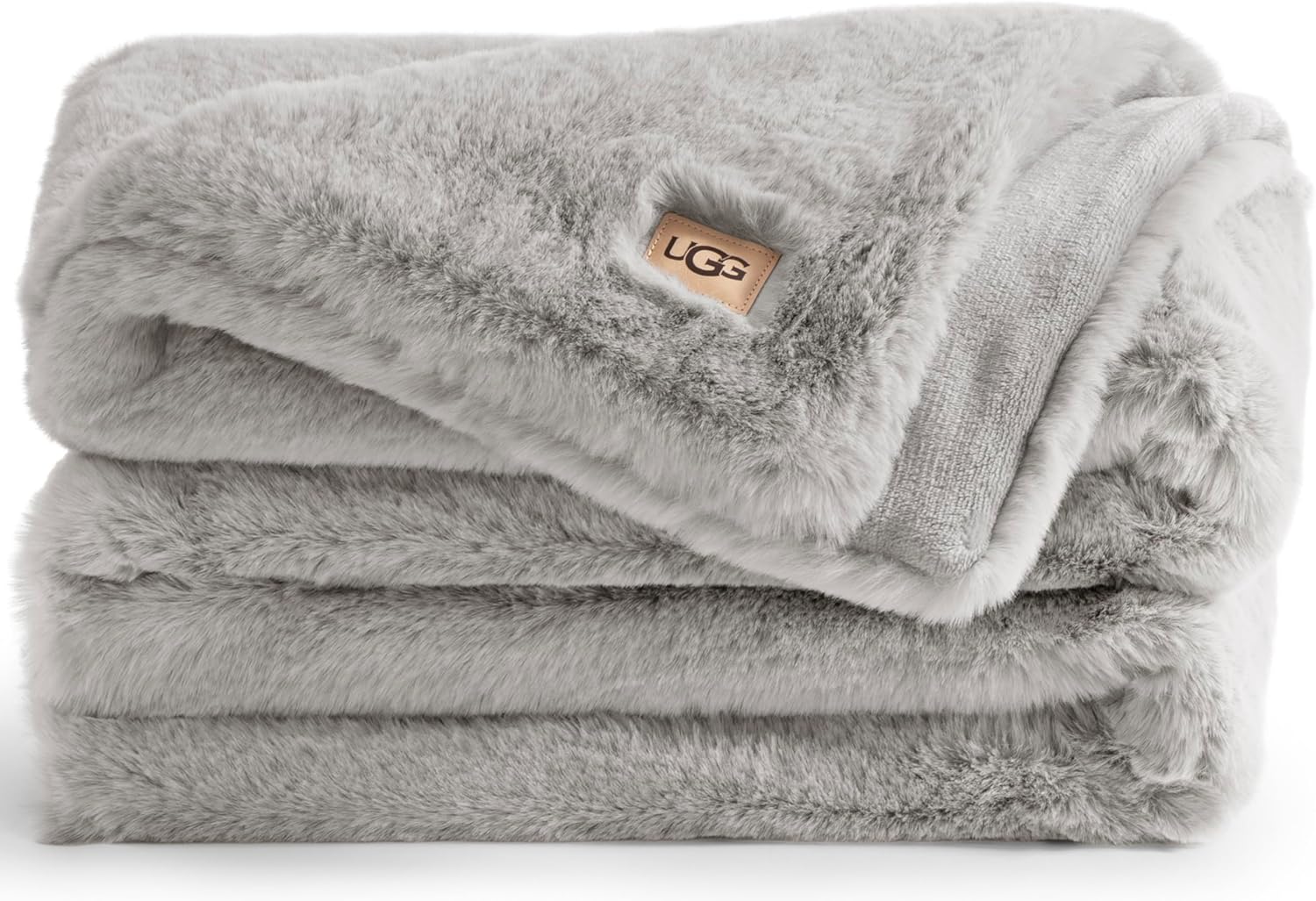 UGG Plush Faux Fur Throw Blanket for Cozy Home Decor Style