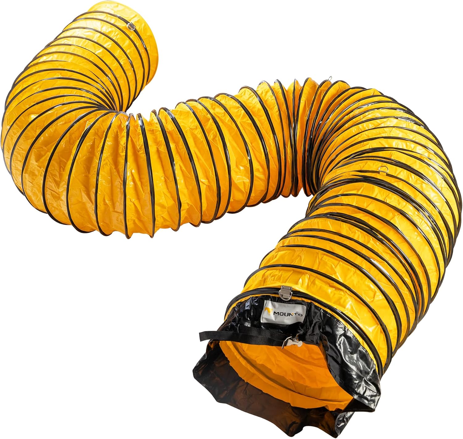 MOUNTO 25FT PVC Flexible Duct Hosing for Exhaust Fan - 8in