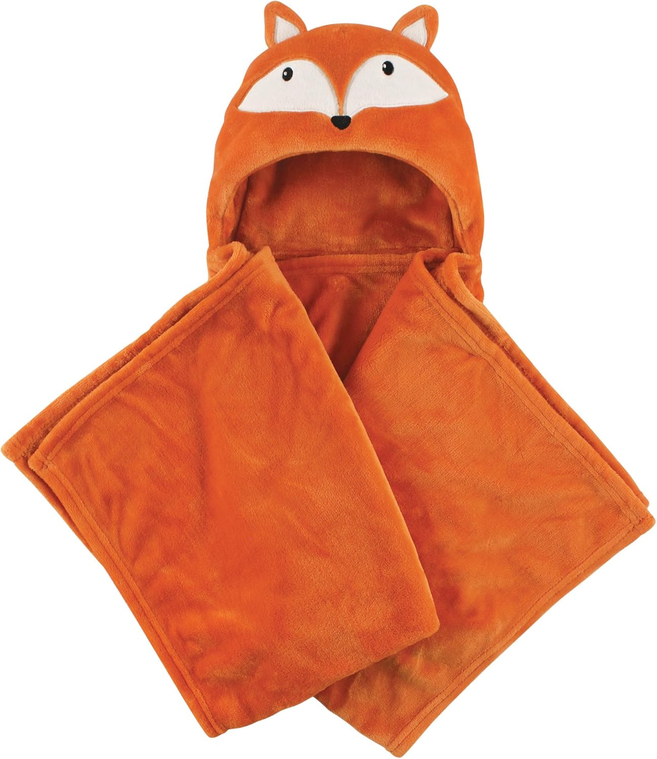 Hudson Baby Hooded Animal Plush Blanket - Snuggly Fox
