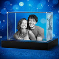 3D Crystal Photo Personalized Gift - Custom Photo in Crystal C.light