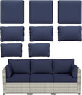 8 Piece Patio Cushion Slipcovers for Outdoor Furniture Replacement