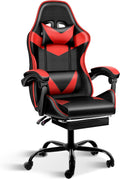 Gaming Chair with Footrest and Recline - Ergonomic Racing Style