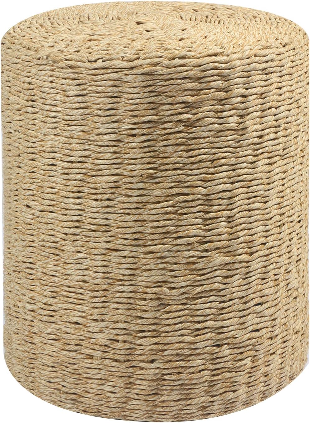 Wimarsbon Decor Round Pouf Ottoman for Living Room and Bedroom