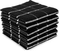 Terry Kitchen Dish Cloth Set of 6 Solid - Super Soft Absorbent