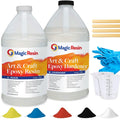 Epoxy Resin Kit for Art & Craft 1 Gallon - Odorless Crystal Clear