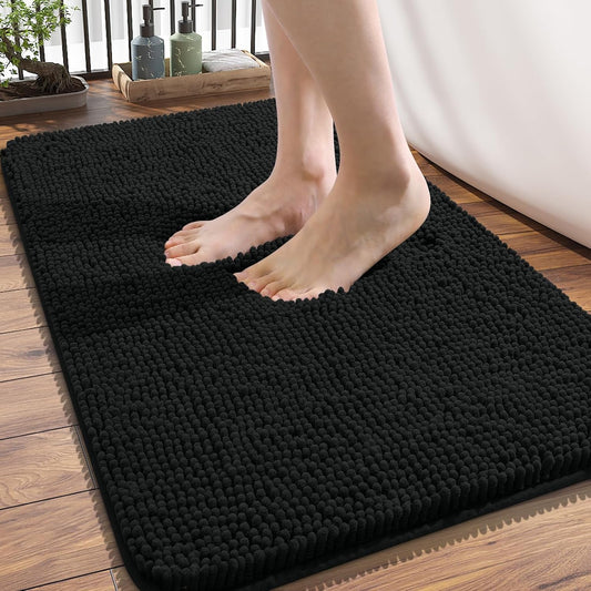 OLANLY Extra Soft Chenille Bath Rugs for Ultimate Comfort