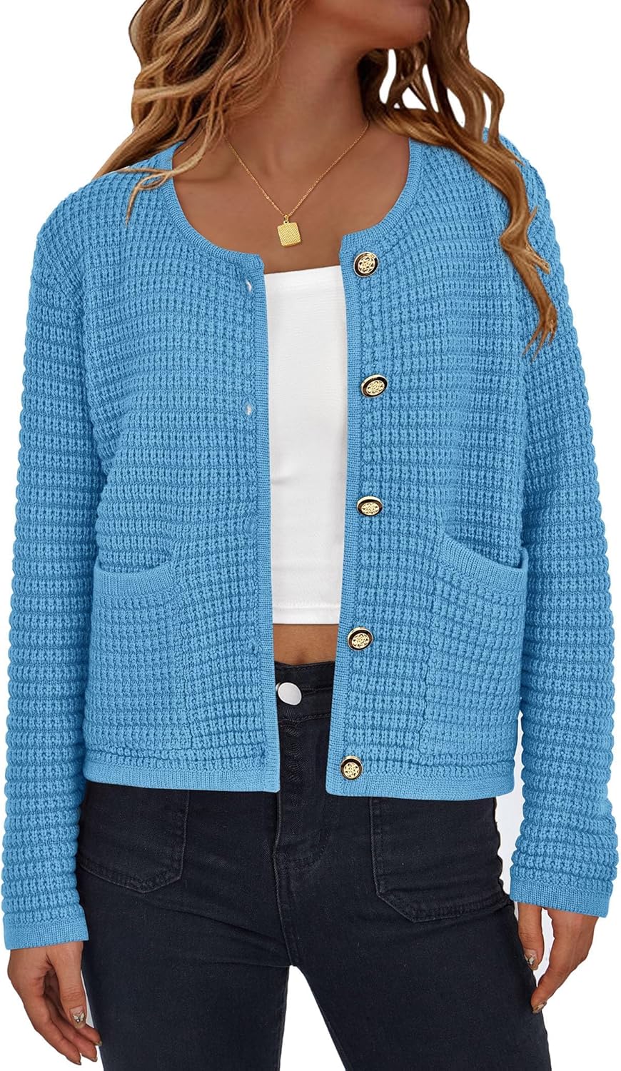Stylish Women Knit Cardigan Sweaters for Fall and Winter Wear