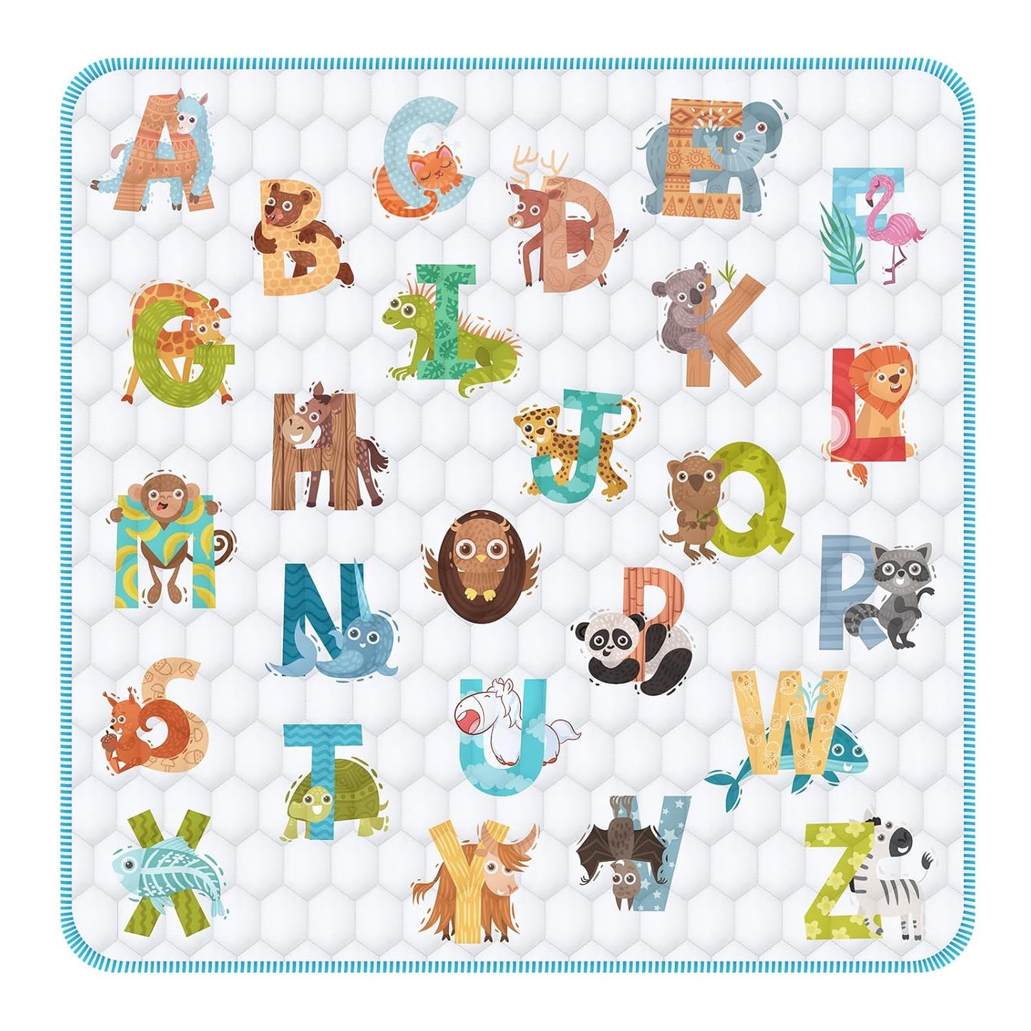 Premium Non-Slip Baby Play Mat, 50x50, Odorless & Thick