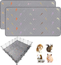 Guinea Pig Cage Liners 48in x 60in - Super Absorbent Washable Pads