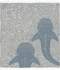 Sand Cloud Extra Large Turkish Beach Towel - Whale XL, Quick Dry