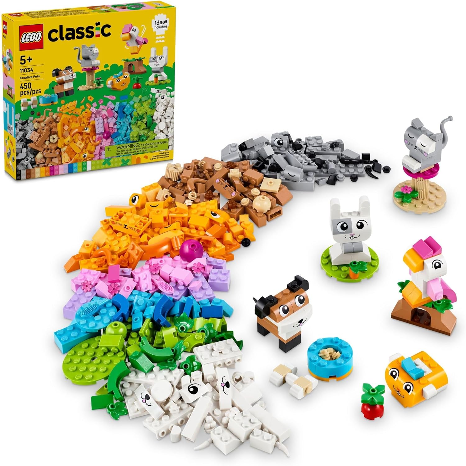 LEGO Classic Creative Pets Building Brick Animals Toy for Kids