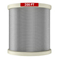 LuckIn 1/4 Stainless Steel Cable for Zipline and Railing Use