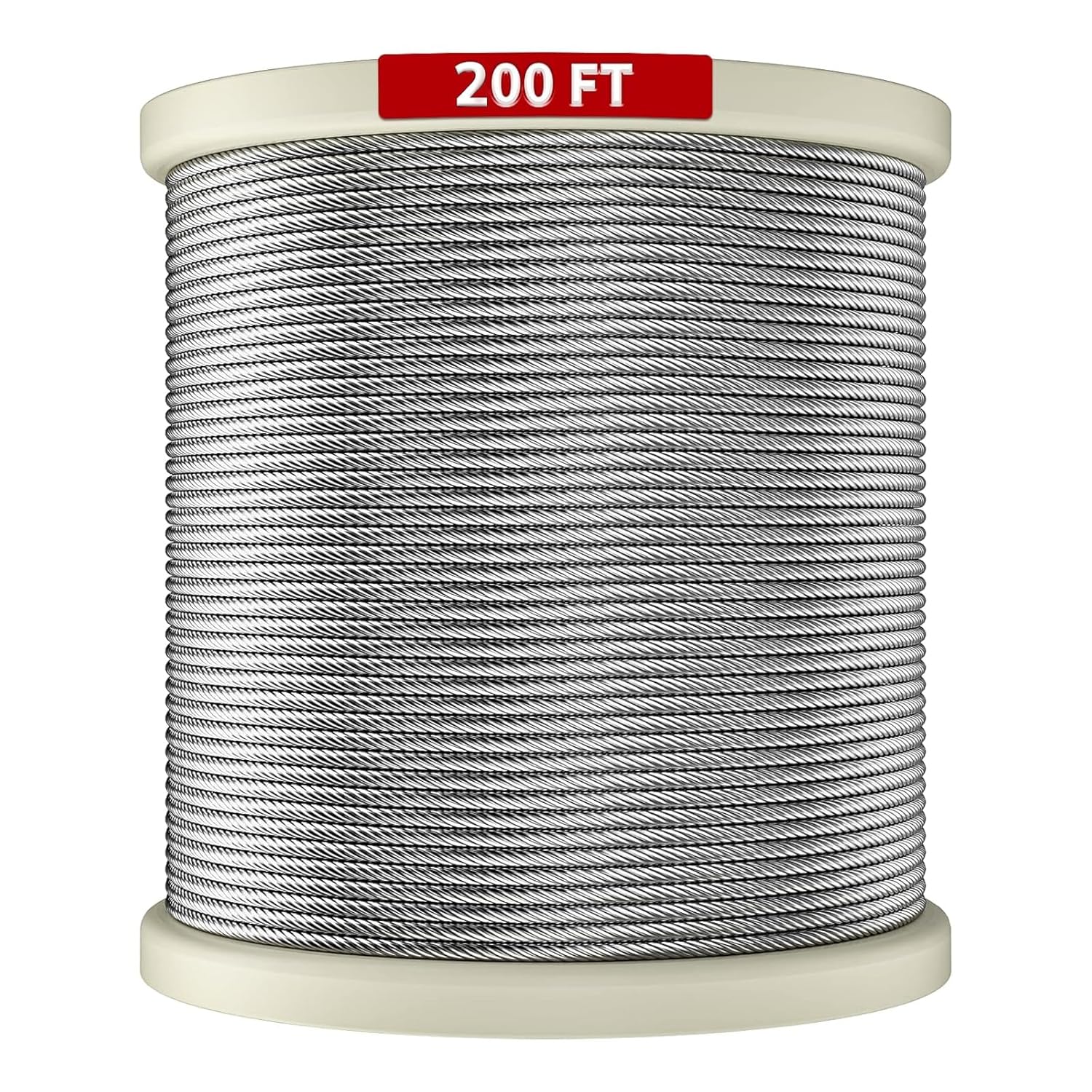 LuckIn 1/4 Stainless Steel Cable for Zipline and Railing Use