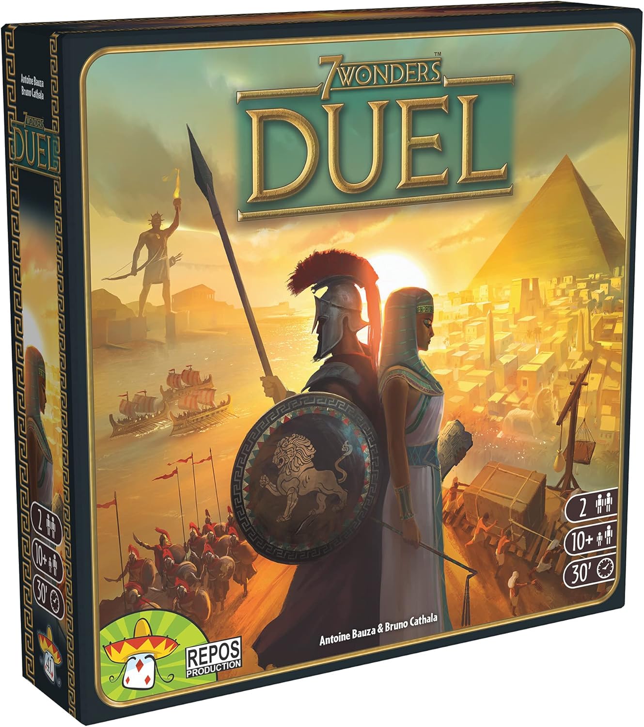 7 Wonders Duel Board Game - Intense Two-Player Strategy Fun
