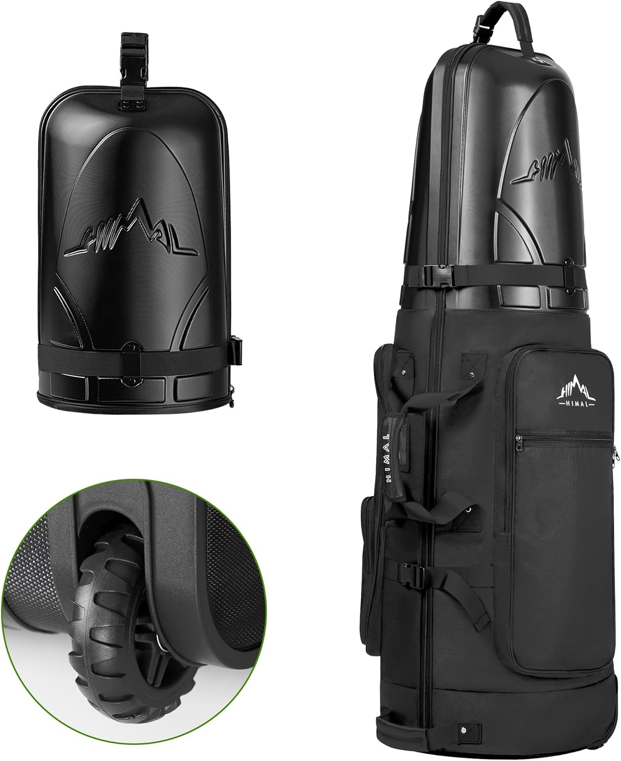 UNIHIMAL Golf Travel Bag: Easy Maneuver, Heavy Duty