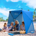 EAGLE PEAK Pop-Up Beach Tent: UPF50+ Sun Shade