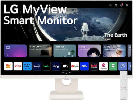 LG 27-Inch FHD Smart Monitor - Immersive Viewing Experience