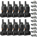 Retevis H-777 Walkie Talkies with Mic 10-Pack - Long Range, Clear