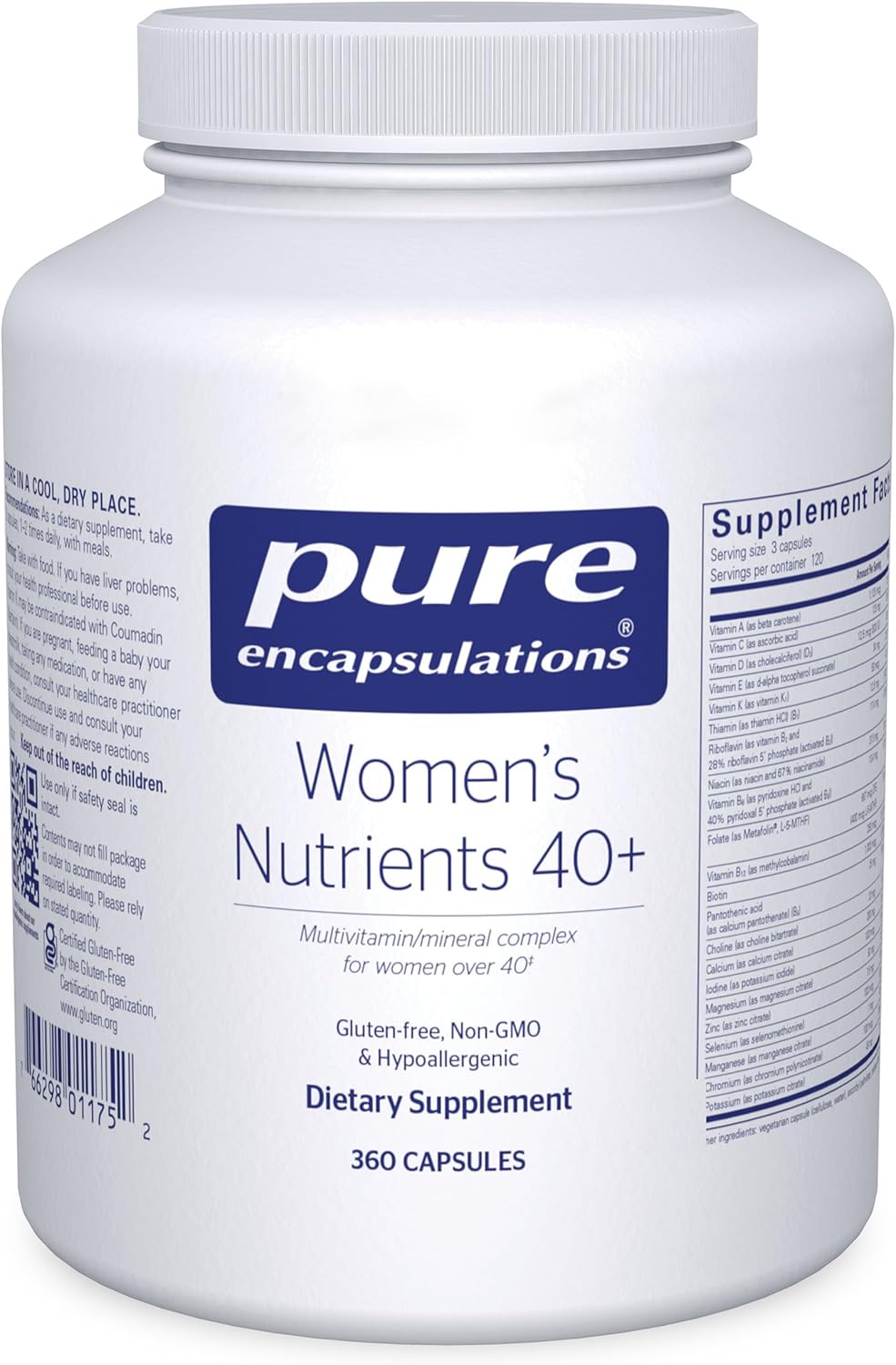 Women's Nutrients 40+ Multivitamin for Optimal Health Support