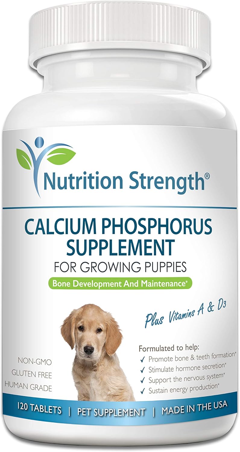 Calcium Phosphorus for Dogs Supplement for Healthy Bones