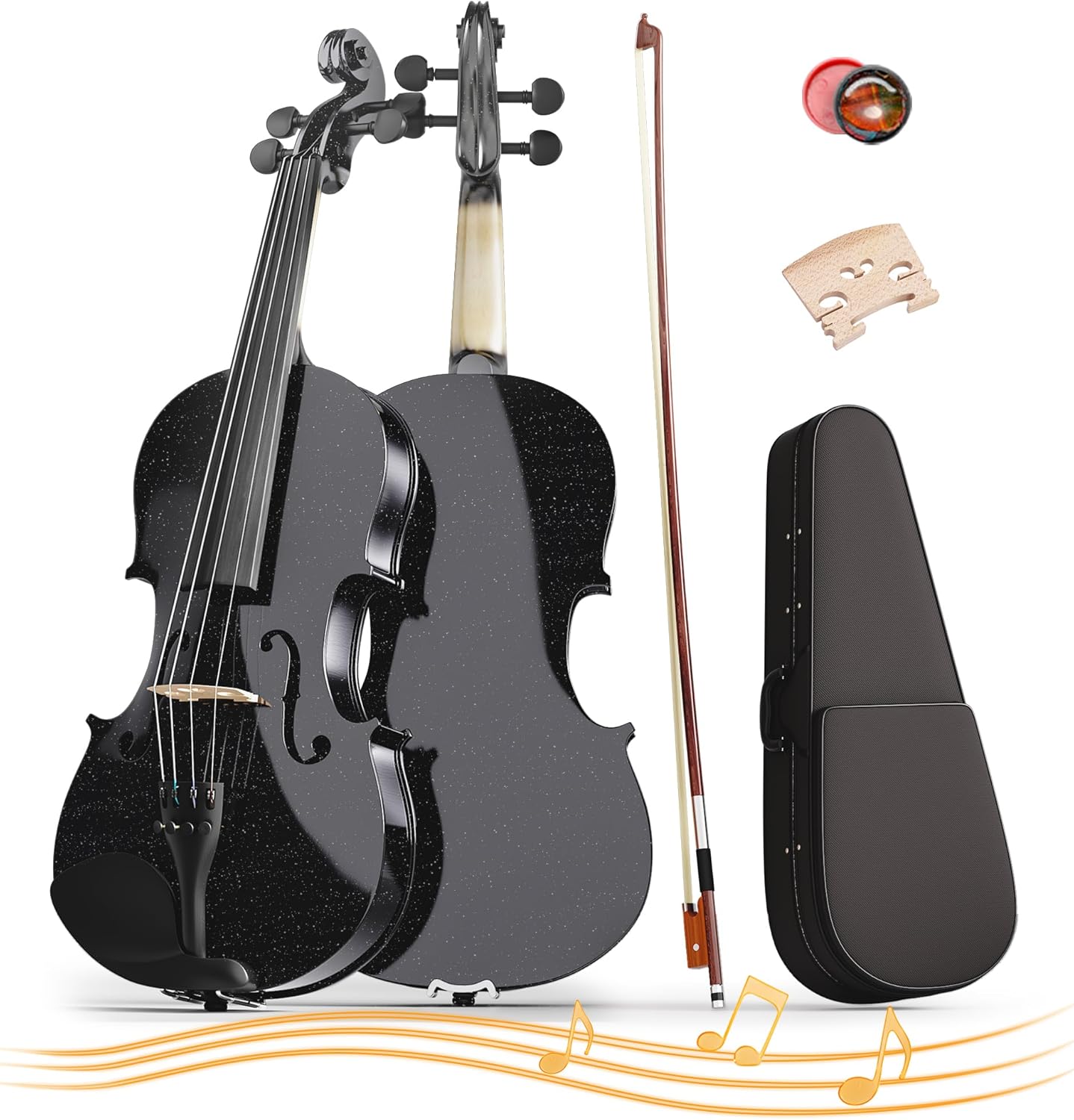 4/4 Beginner Violin Kit for Adults - Complete Full Size Set