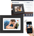 Brookstone PhotoShare 8 WiFi Digital Photo Frame - Secure Sharing