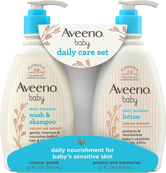 Aveeno Baby Daily Care Set: Nourishing Oat Extracts