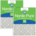 Nordic Pure 20x20x1 Pleated MERV 13 Air Filters 2 Pack - Superior