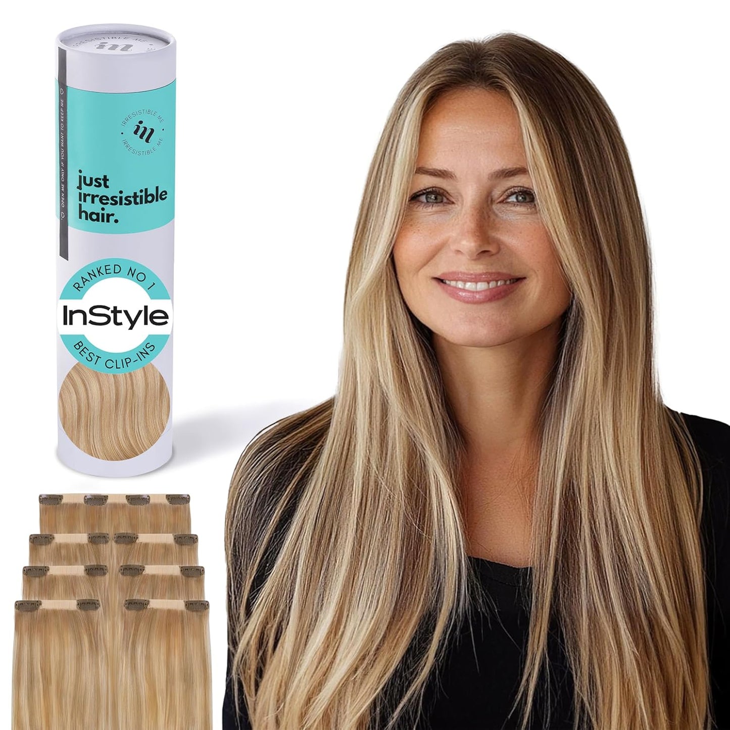 Real Human Hair Extensions Clip Ins for Length & Volume