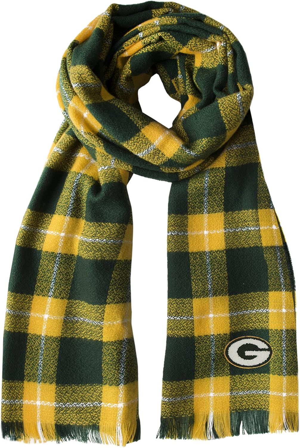 NFL Plaid Blanket Scarf - Warm and Stylish Game Day Accessory