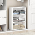 Furinno Reed 3-Tier Open Shelf for Closet Storage Organization