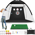 Improve Your Game with DZLION 10x7ft Golf Net!