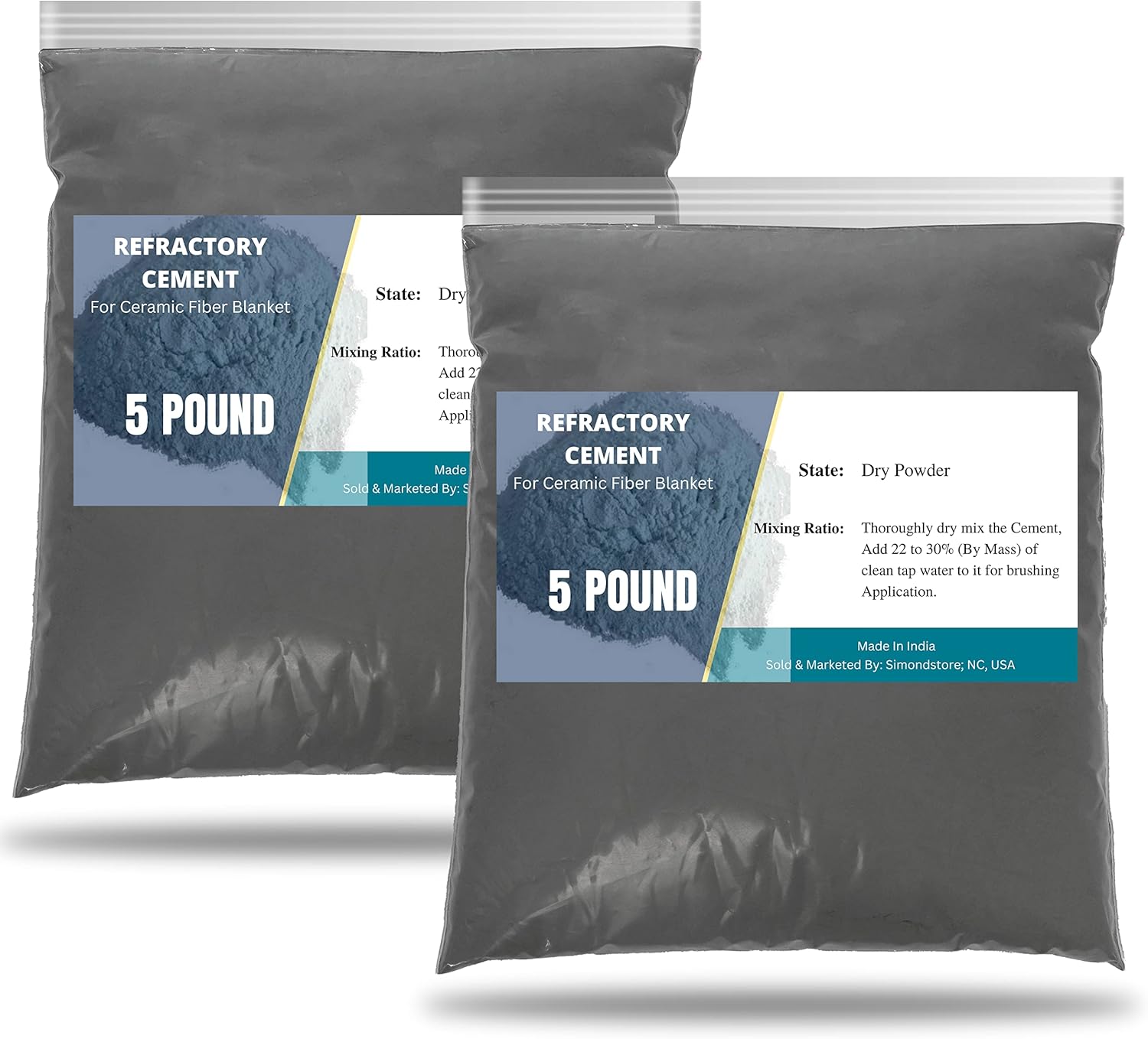 5 Pound Refractory Cement for High Temperature Applications