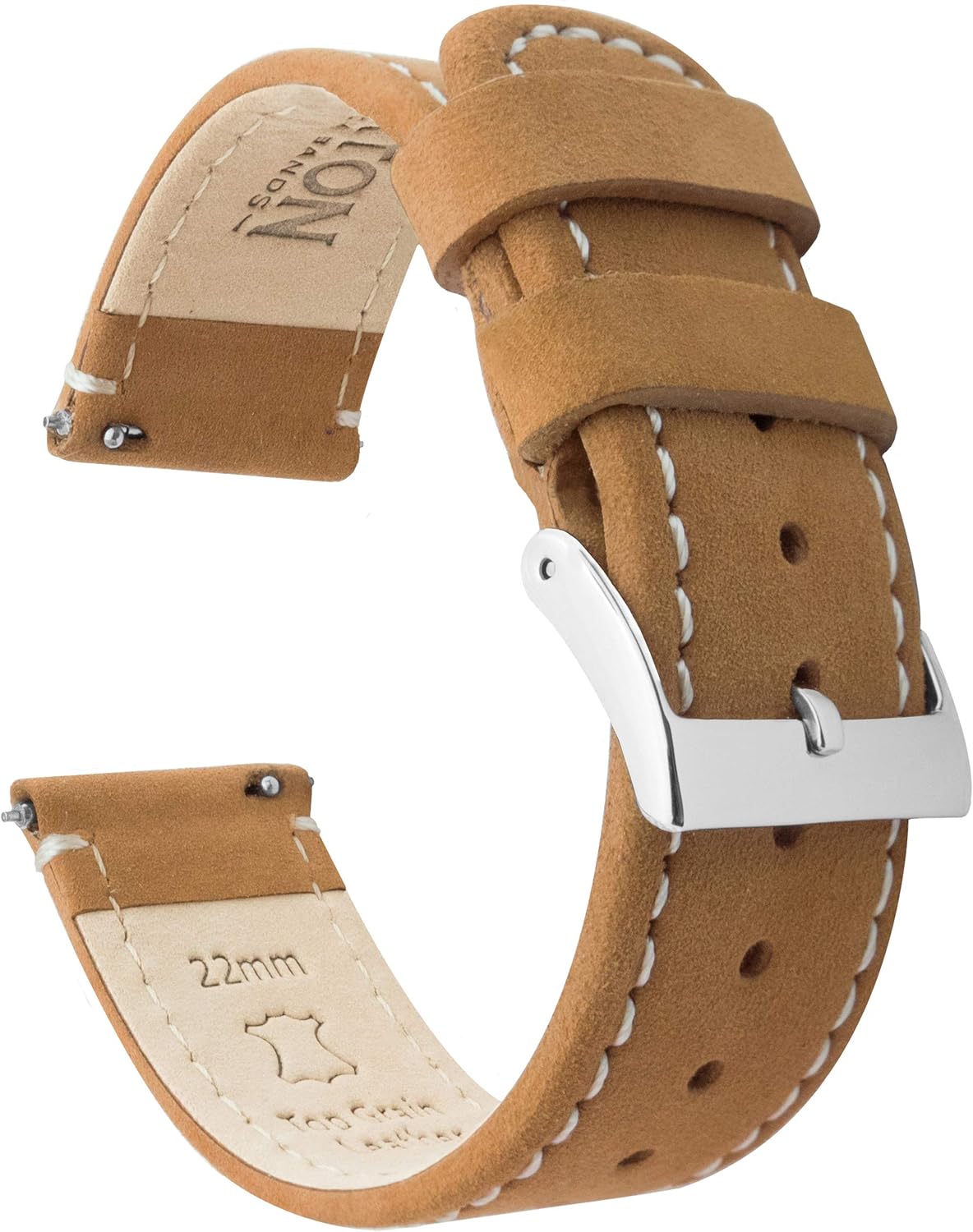 Barton Quick Release Top Grain Leather Watch Band Strap Options