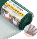 36in x 10ft Green Hardware Cloth 1/8in PVC Coated Wire Mesh - Durable