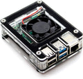 Zebra 4 Interior Fan Case for Raspberry Pi 4 B - Slim Cooling Case