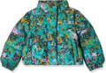 Girl's Cropped Full-Zip Puffer Jacket - Warm, Recycled Fill