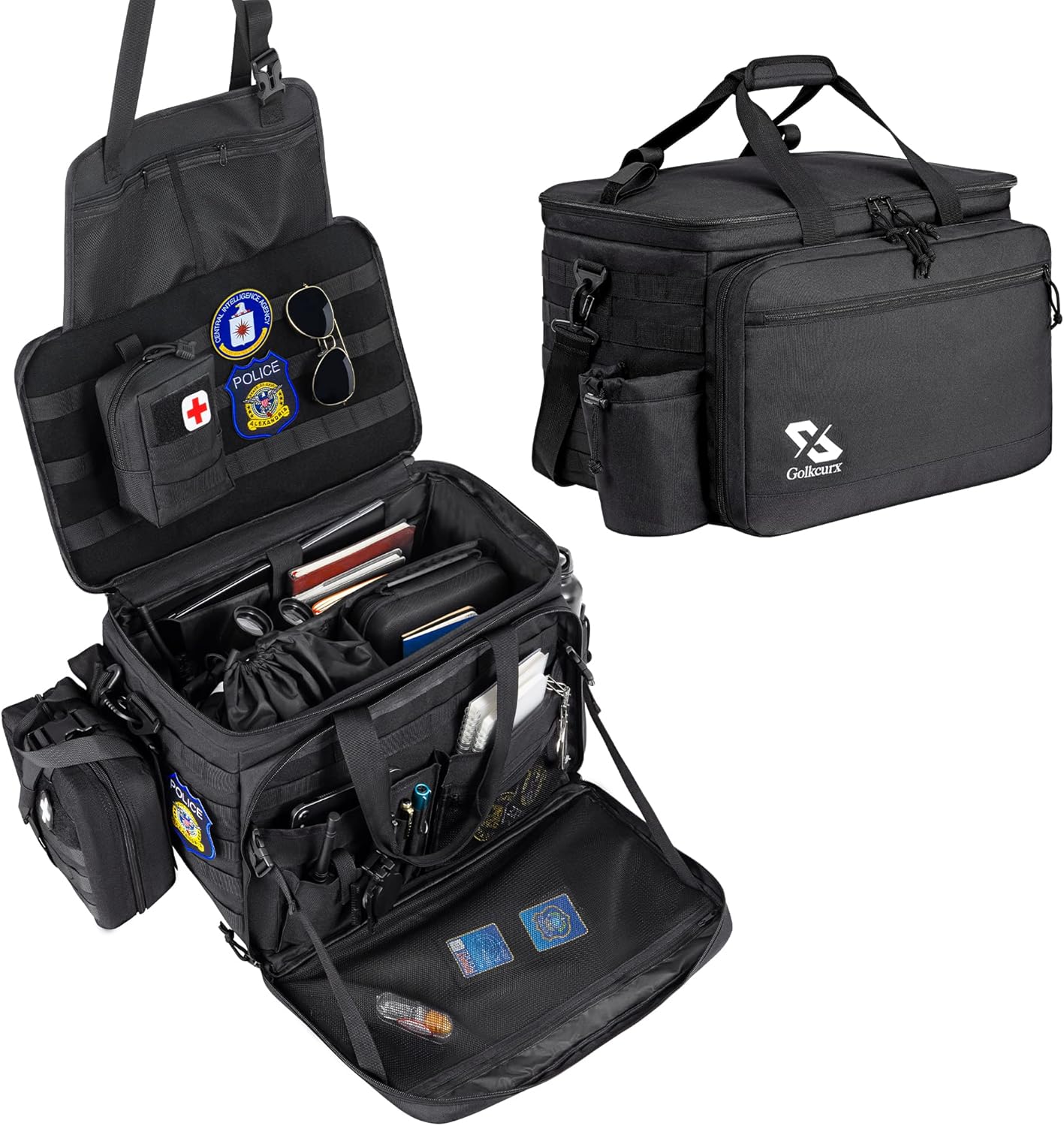 Golkcurx Patrol Bag for Law Enforcement Gear Organization