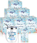 Hoolerry 6 Set Baby Shower Game Prizes 12 oz Insulated Tumblers - Cute