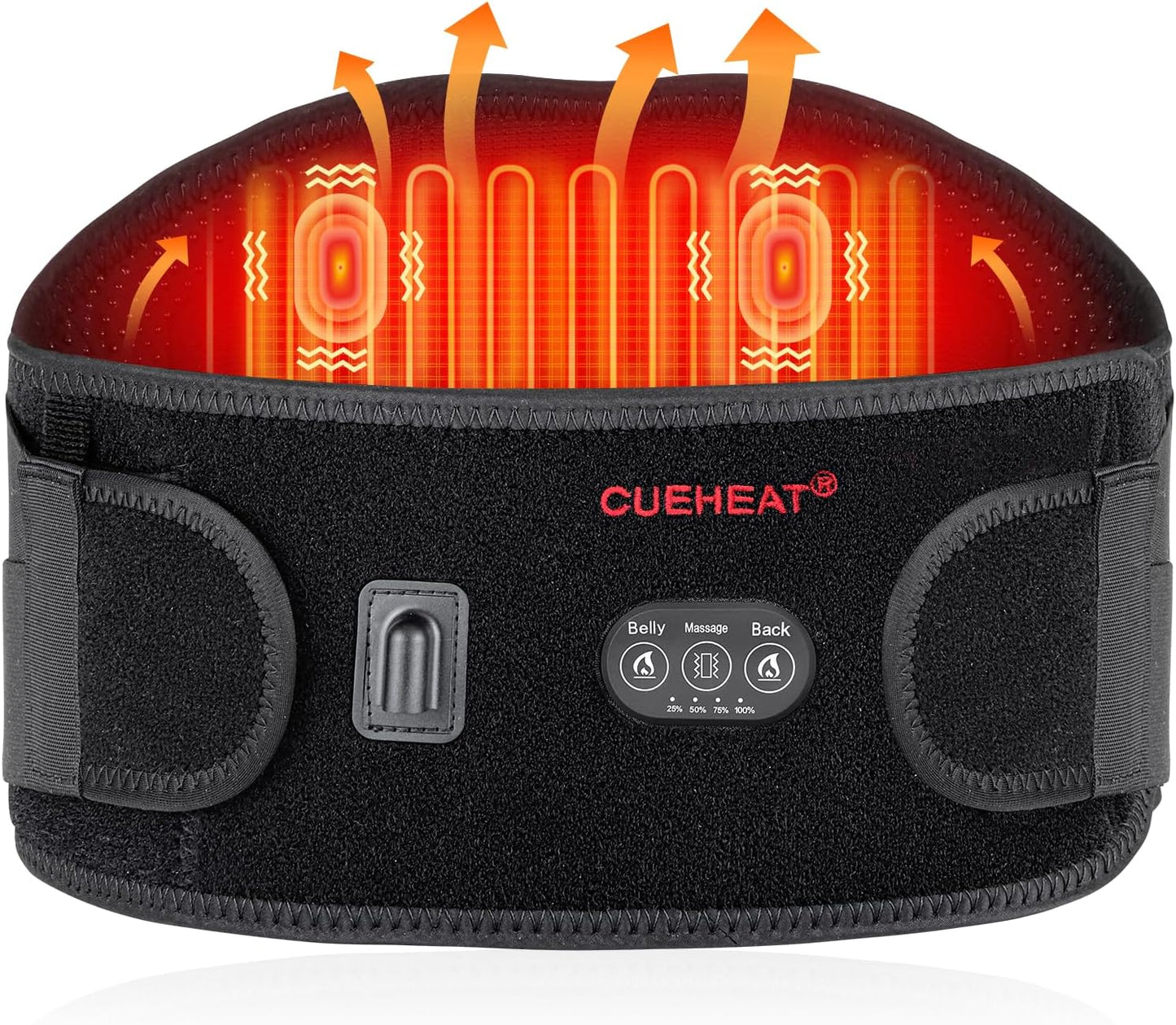CUEHEAT Heated Waist Belt for Effective Back Pain Relief