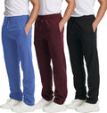 Men's Tech Fleece Open Bottom Sweatpants 3 Pack - Comfortable Everyday