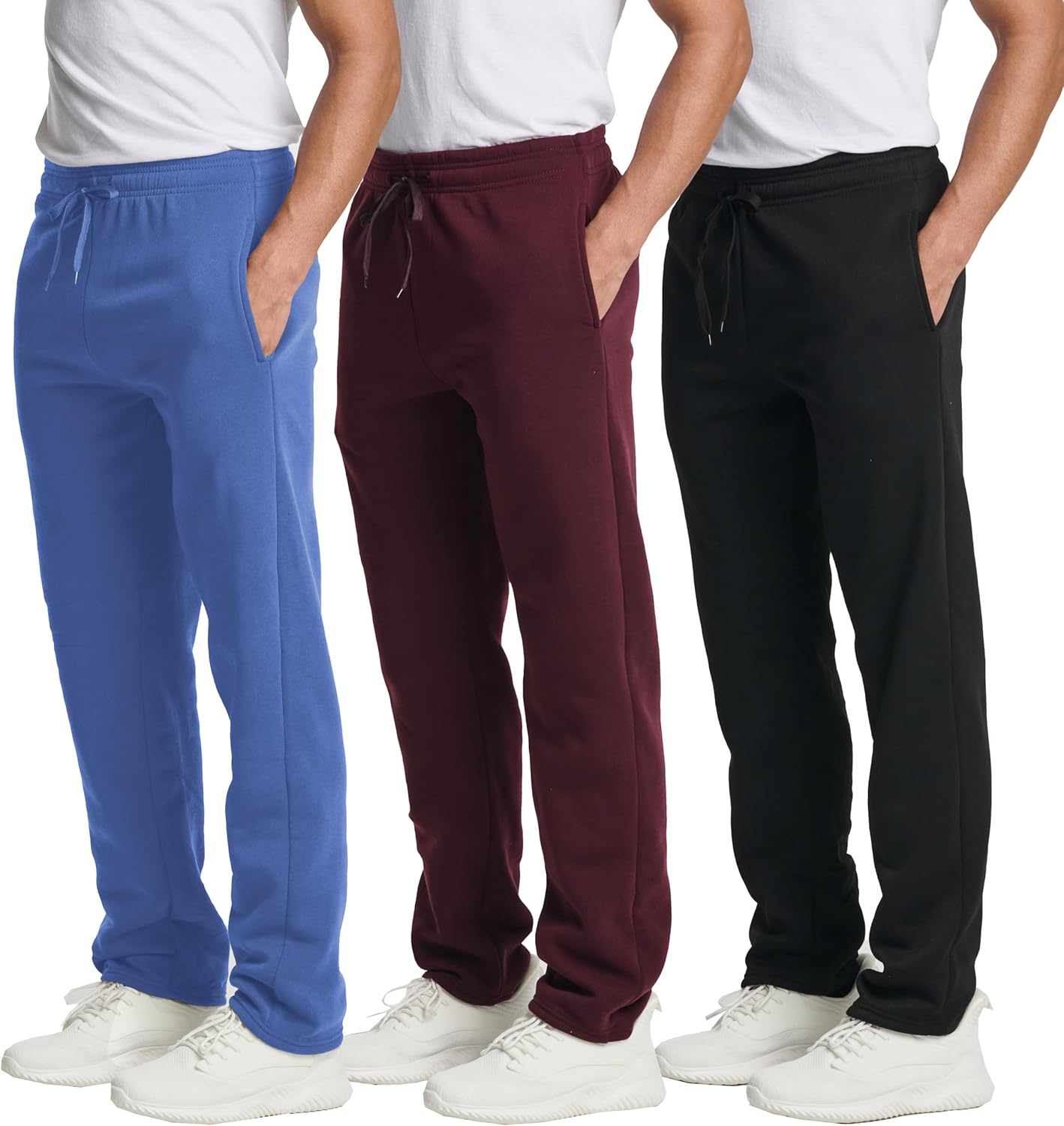 Men's Tech Fleece Athletic Casual Open Bottom Sweatpants