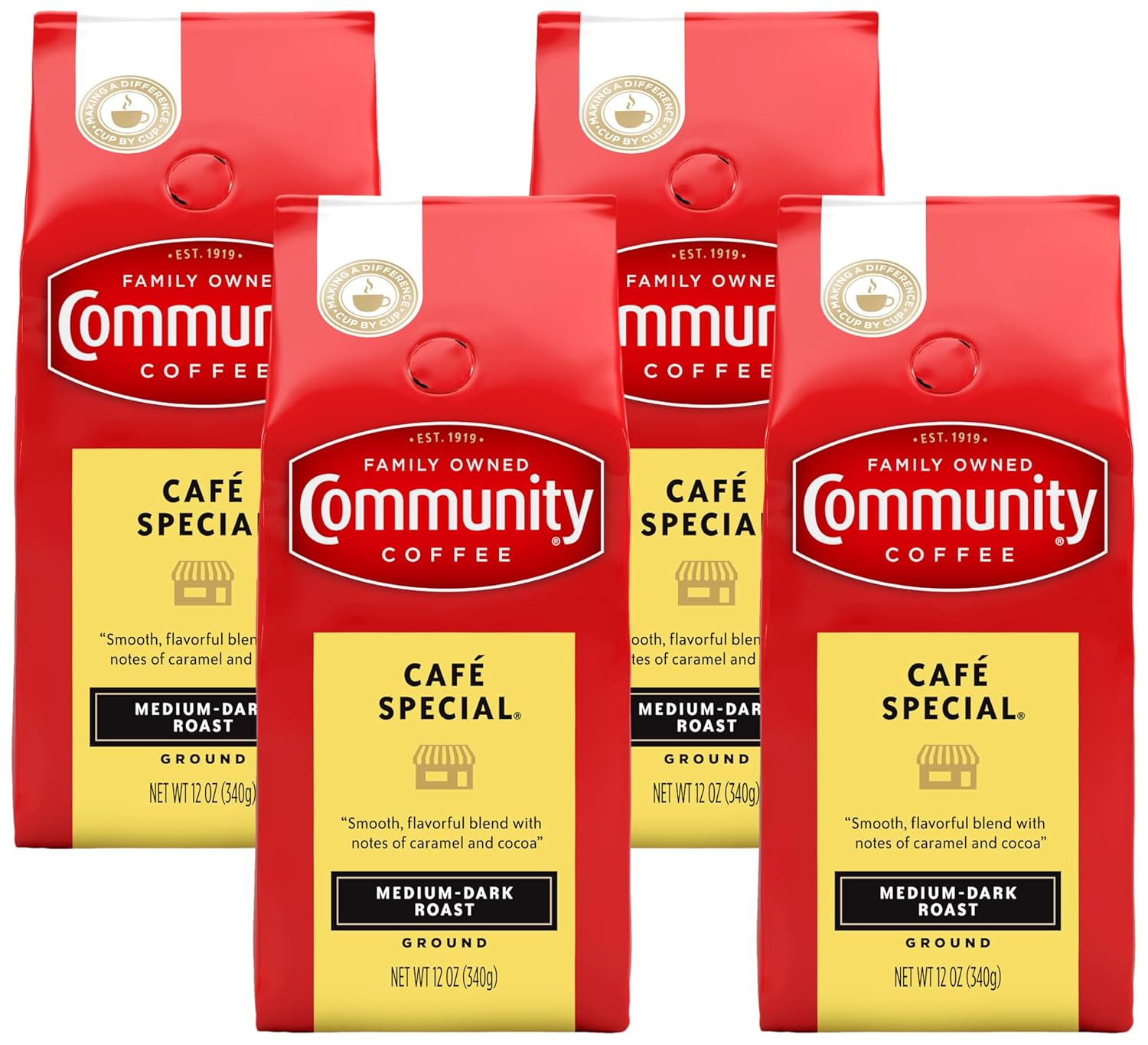Community Coffee Cafe Special Blend Medium Dark Roast Ground Coffee