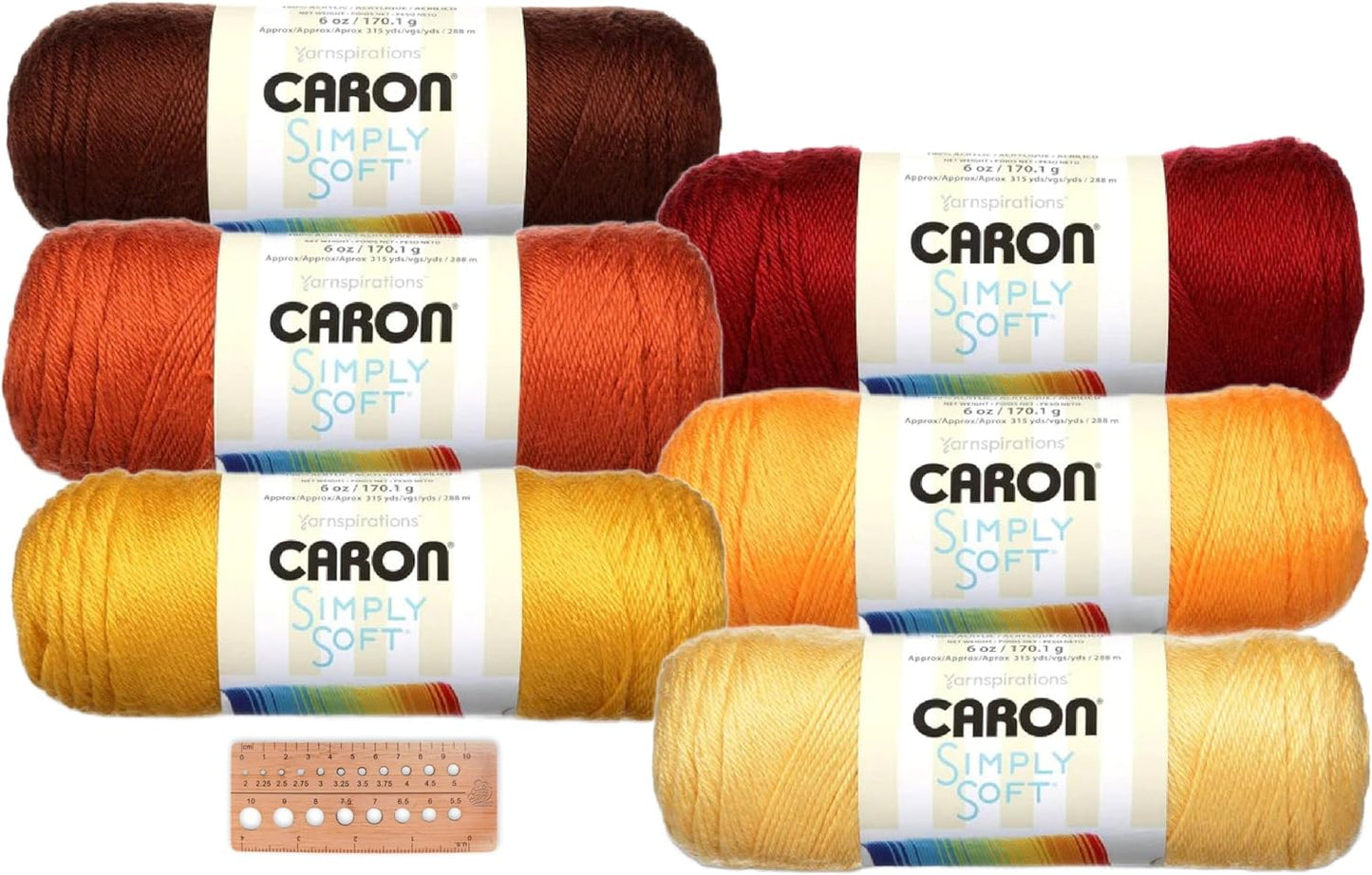 Caron Simply Soft Yarn Assortment for Autumn Crafting Projects