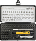 Wiha 75965 65 Piece ESD Safe Ratchet and MicroBits Set - Precision