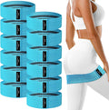 12 Pcs Fabric Resistance Bands for Working Out - Starter Booty Set