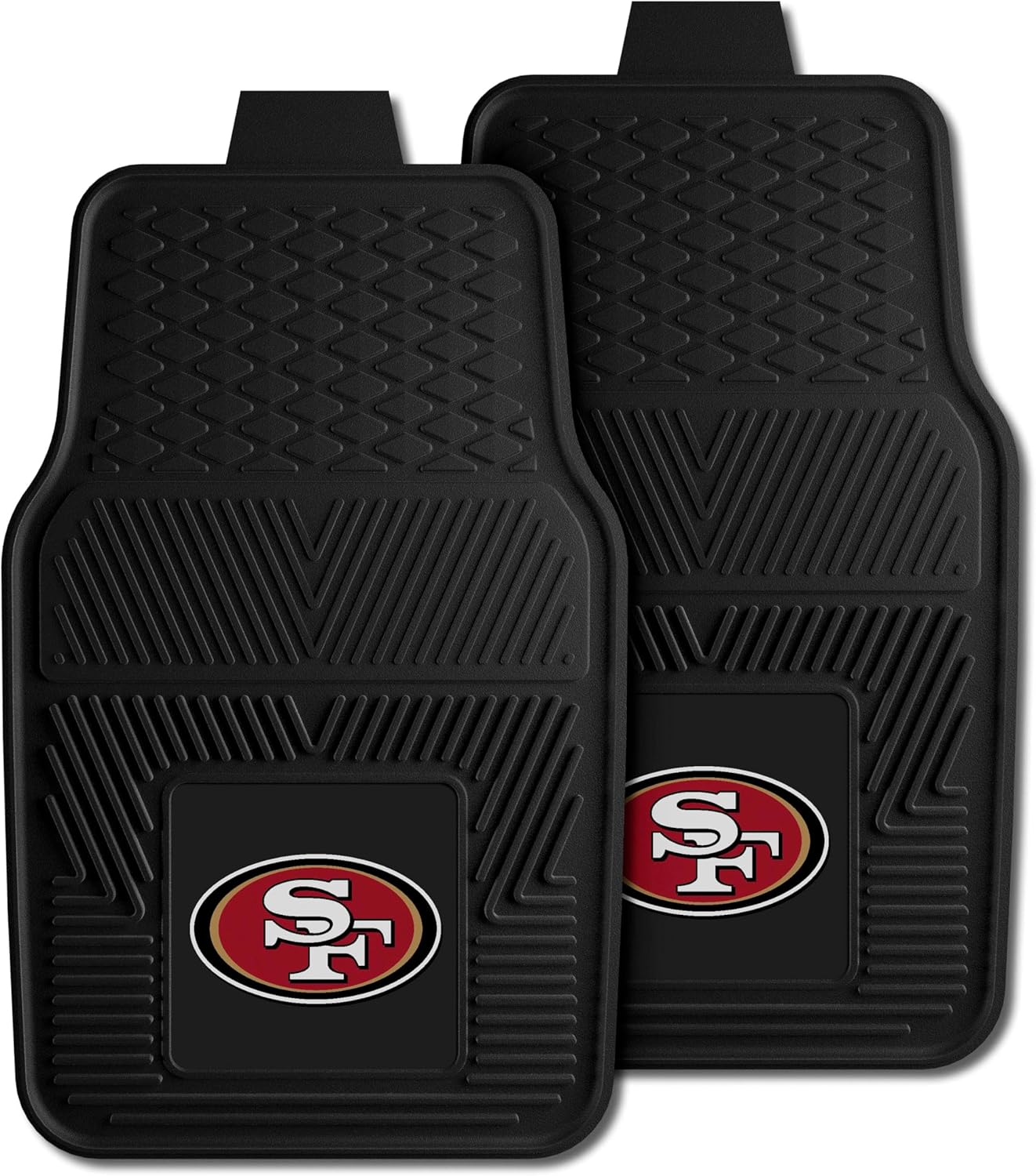 FANMATS 8902 San Francisco 49ers Heavy Duty Vinyl Car Mats